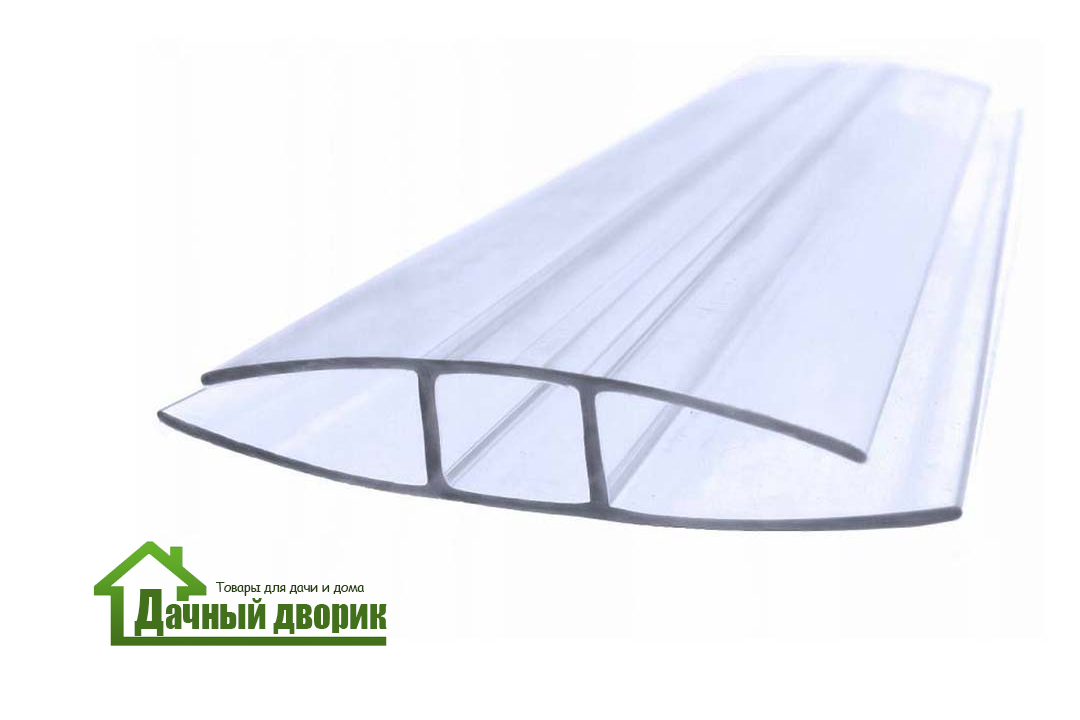 Профиль соединительный 4мм (прозрачный), L 3м недорого в Хабаровске