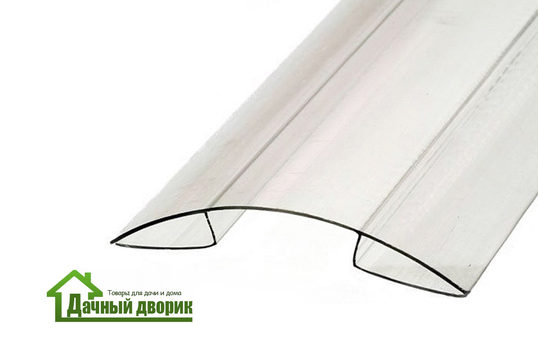 Профиль коньковый 4-6мм, L6м, прозрачный недорого в Хабаровске