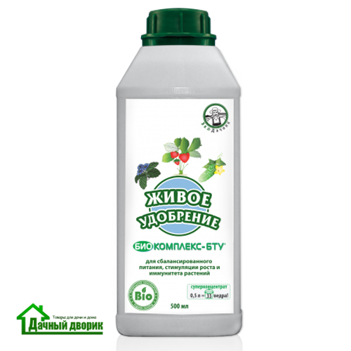 Живое удобрение "Биокомплекс-БТУ", 0,5л
