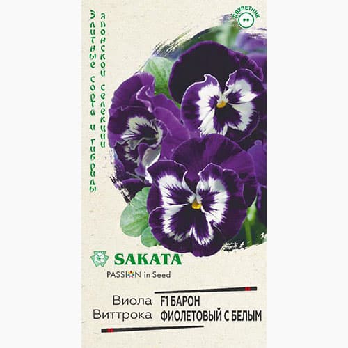 Виола (фиалка) "Барон Пурпурный", 5шт недорого в Хабаровске