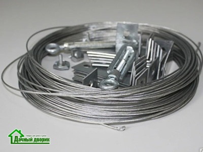 Система подвеса в теплицу 4м (3шт)